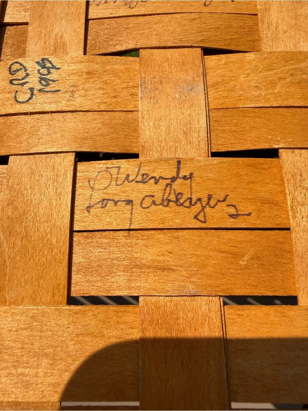 Vtg Longaberger Traditions Family Basket Set Signed by Jerry Judy & Wendy